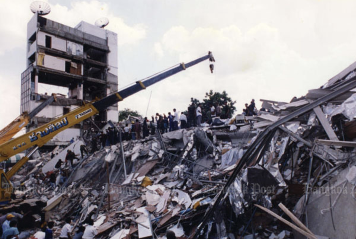 In 1993, guests attending conferences at the Royal Plaza Hotel in Nakhon Ratchasima got a whole lot more than they bargained for after the high-end lodge caved in. Local authorities ultimately discovered that the collapse was caused by the addition of several stories without checking whether the ground below the hotel was still stable. 
